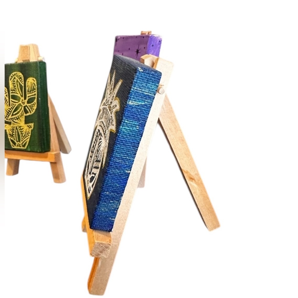 FREE W/BUNDLE Bundle of Mini Canvas Paintings - Picture 4 of 6